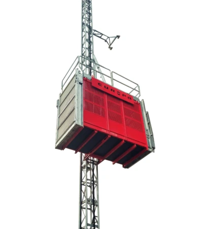 Single Cage Passenger Cum Material Hoist