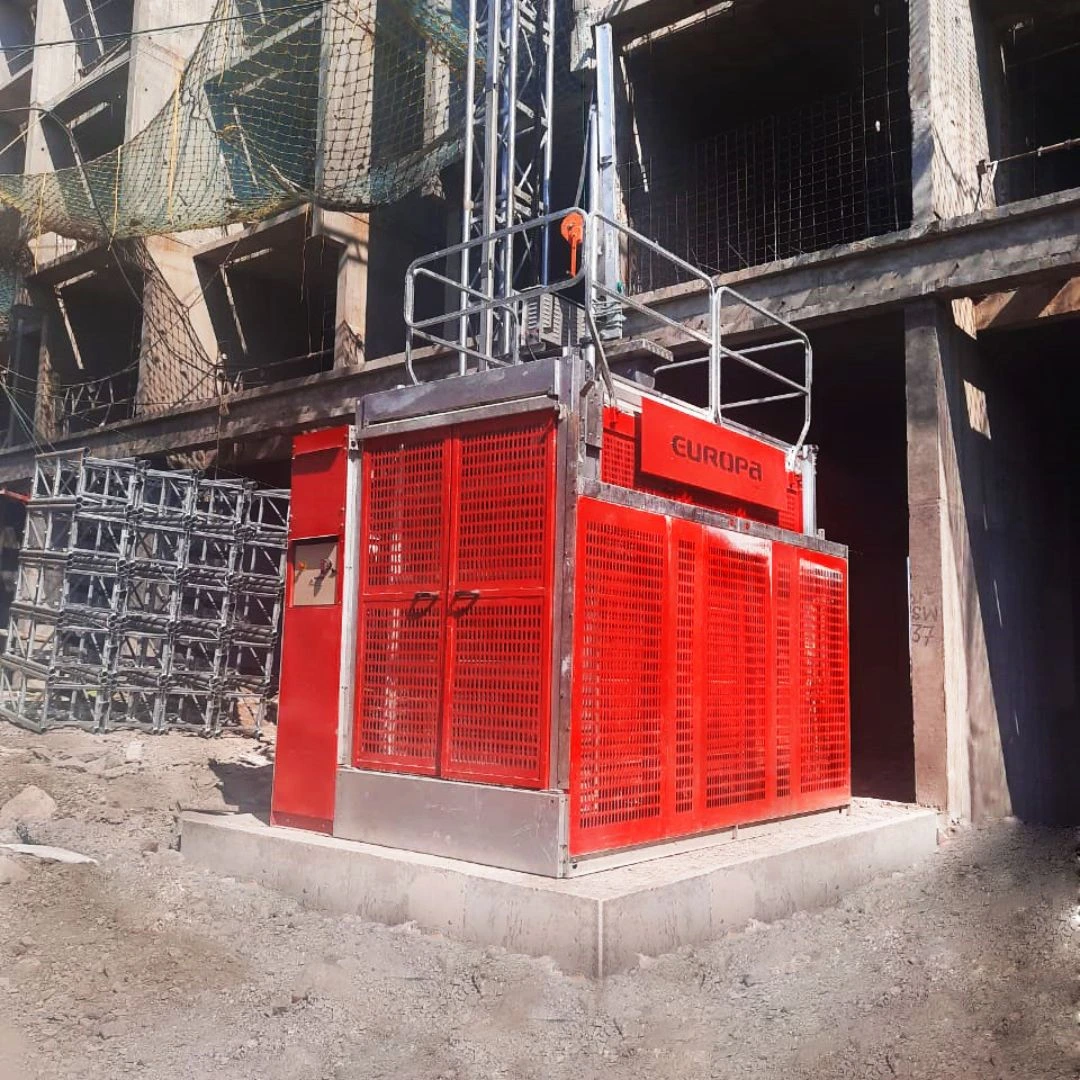 Single Cage Passenger Cum Material Hoist