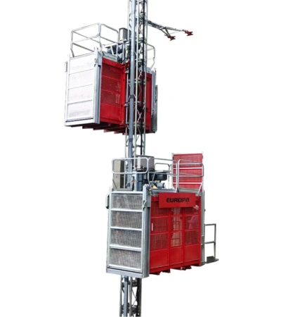 Twin Cage Passenger Cum Material Hoist